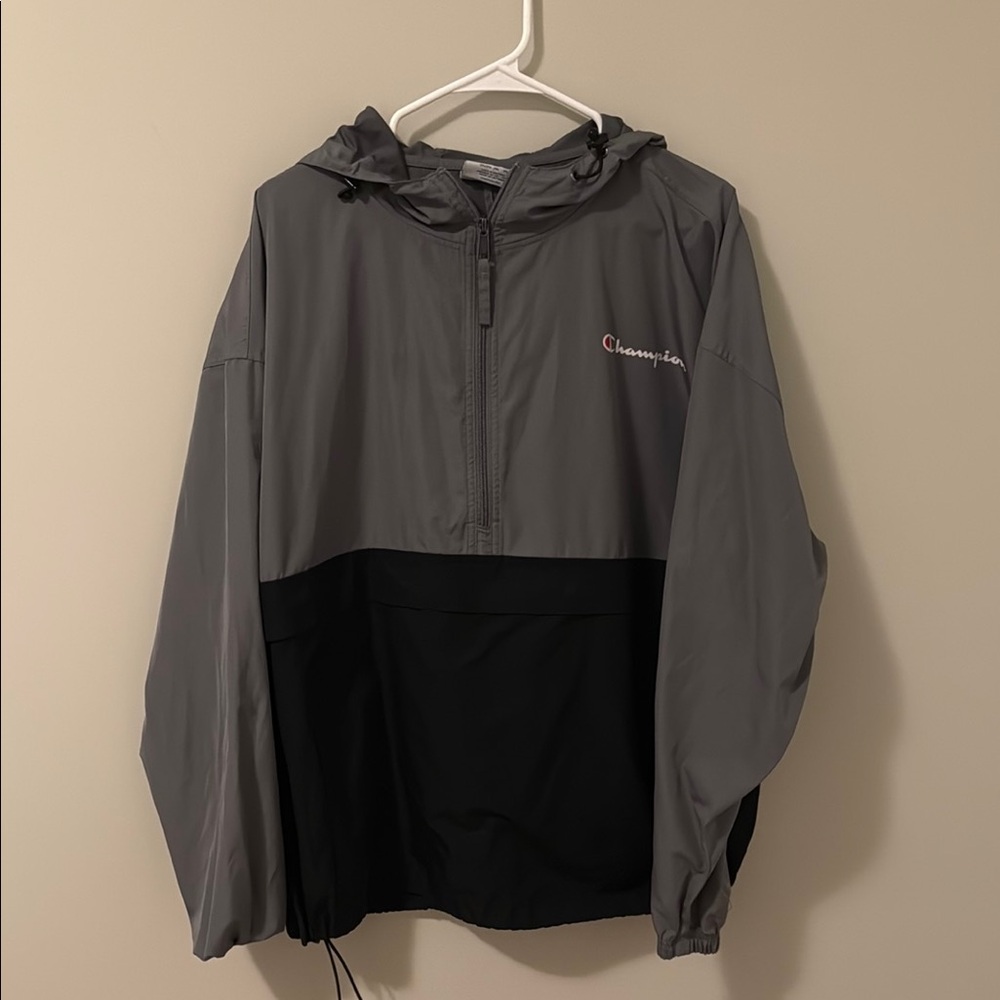 Champion Two-Tone Gray and Black Jacket